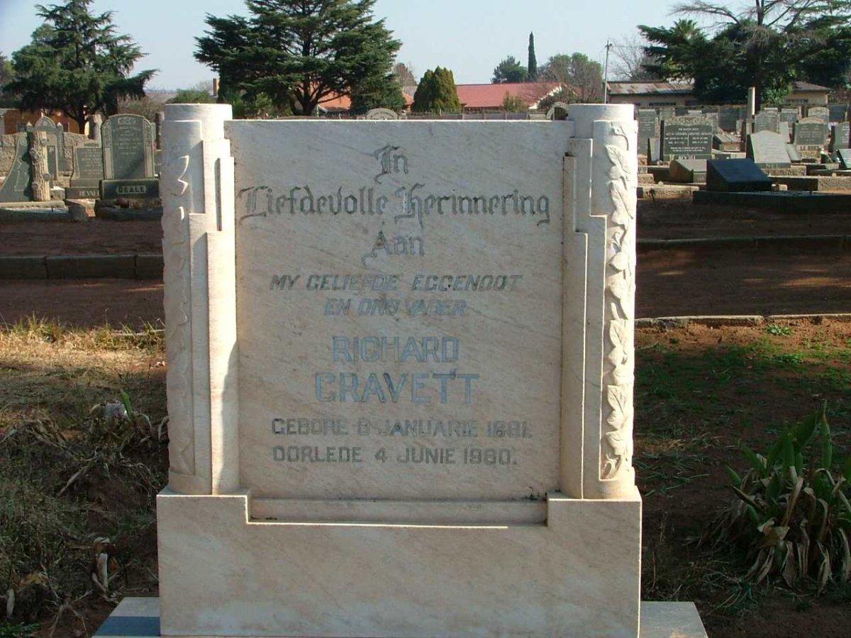 GRAVETT  Richard 1881-1980