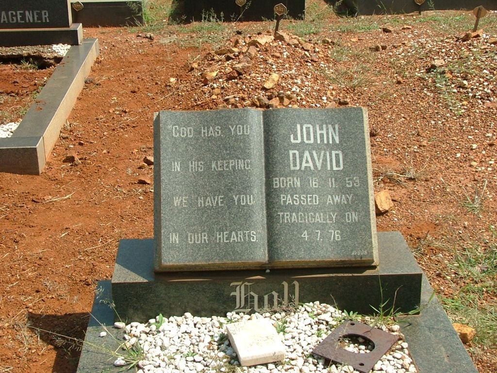 HALL John David 1953-1976