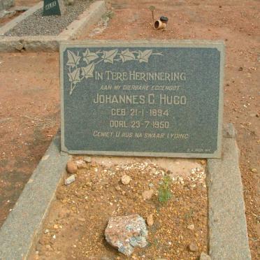 HUGO Johannes G. 1894-1950