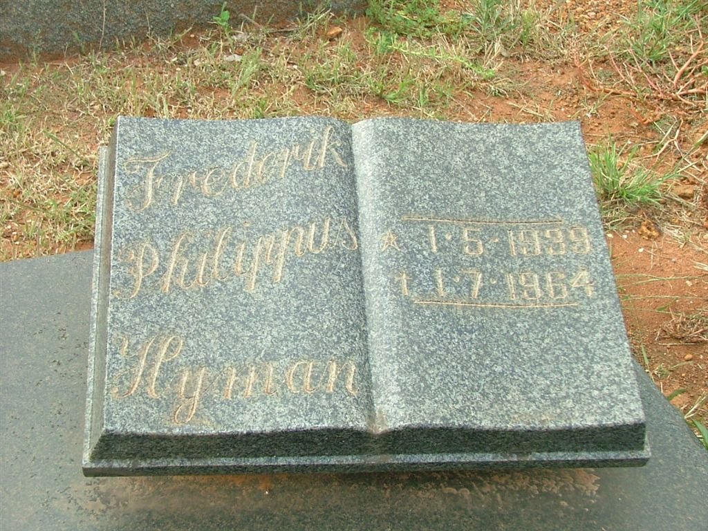 HYMAN Frederik Philippus 1939-1964