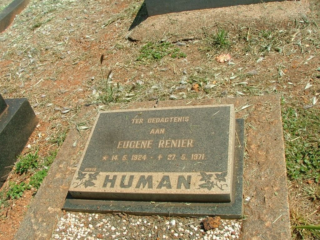 HUMAN Eugene Rénier 1924-1971