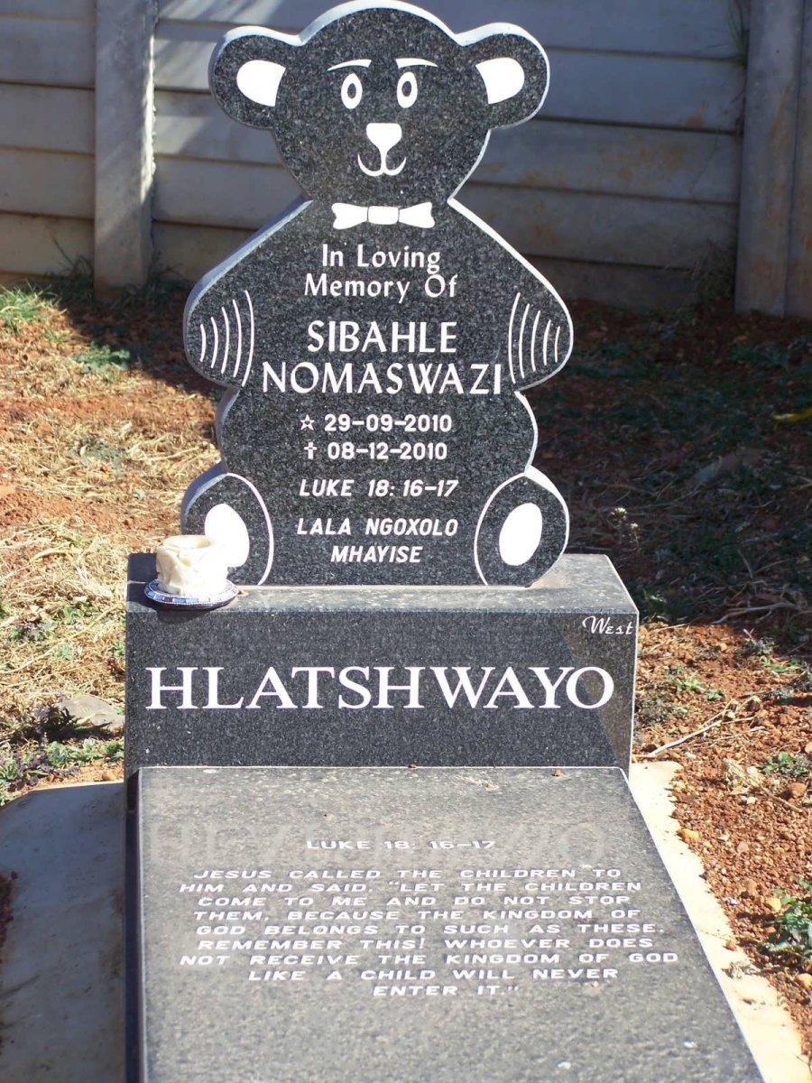 HLATSHWAYO Sibahle Nomaswazi 2010-2010