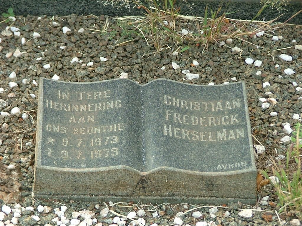 HERSELMAN Christiaan Frederick 1973-1973 
