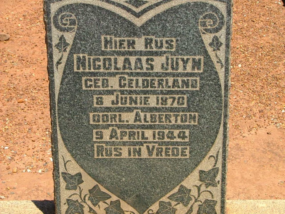 JUYN Nicolaas 1870-1944