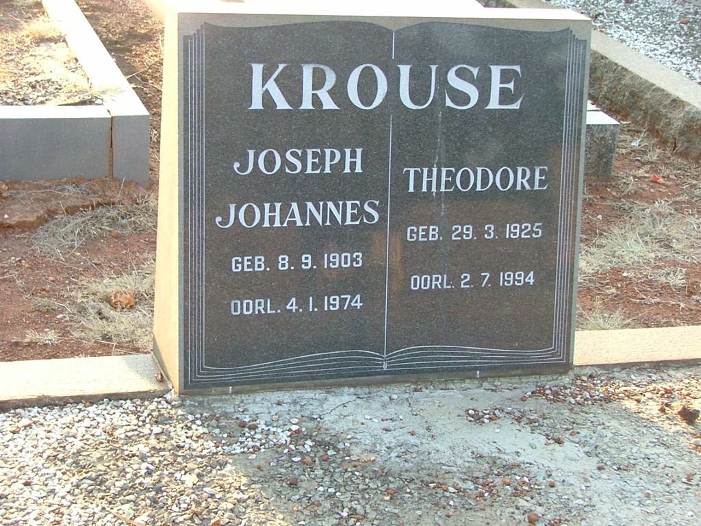 KROUSE Joseph Johannes 1903-1974 :: KROUSE Theodore 1925-1994