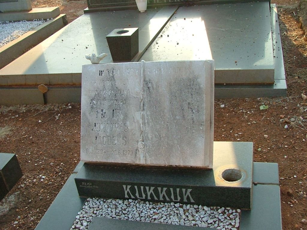 KUKKUK Johannes Jacobus 1904-1973