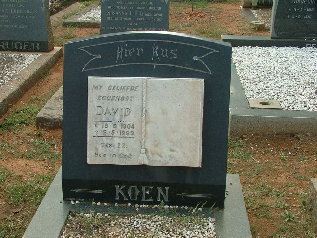 KOEN  David 1904-1960
