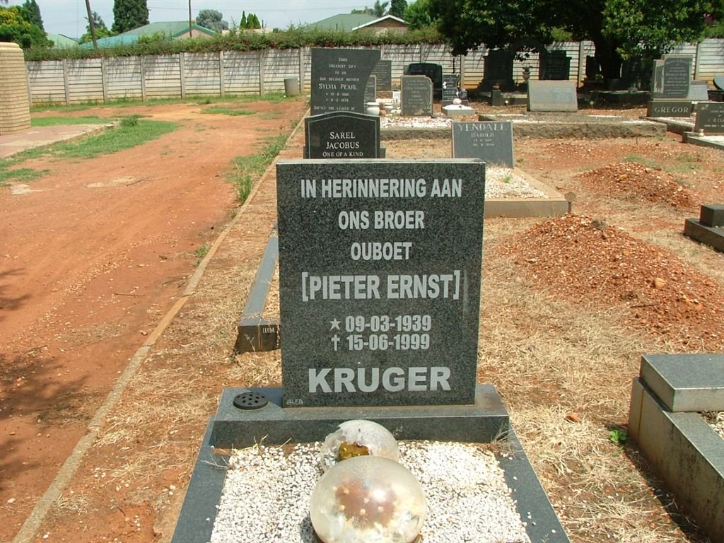 KRUGER Pieter Ernst 1939-1999