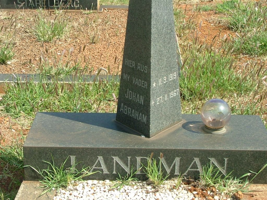 LANDMAN Johan Abraham 1919-1967