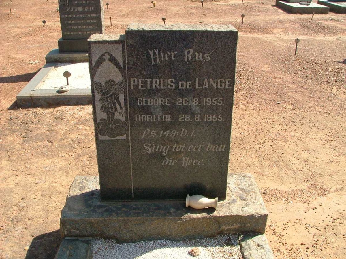 LANGE Petrus, de  1955-1955