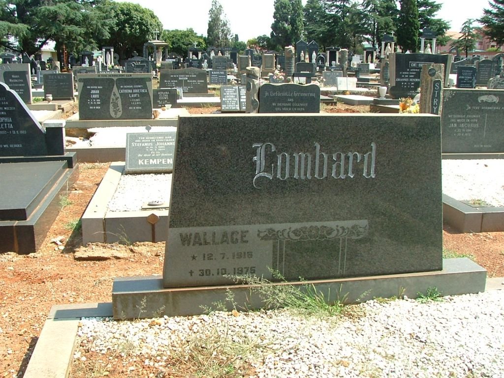 LOMBARD Wallace 1916-1975