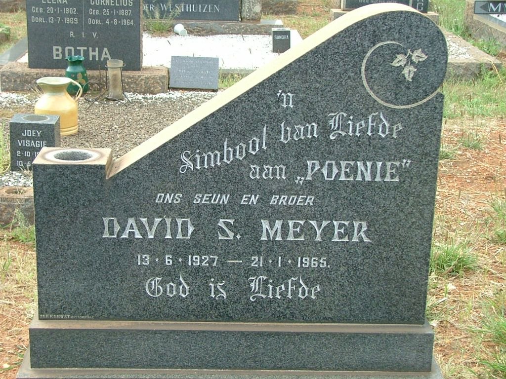 MEYER David S. 1927-1965