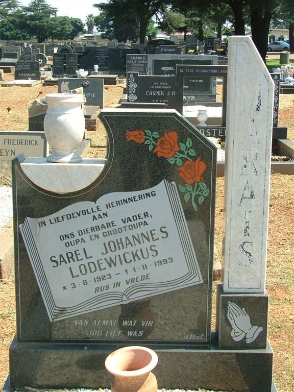 MARAIS Sarel Johannes Lodewikus 1923-1993