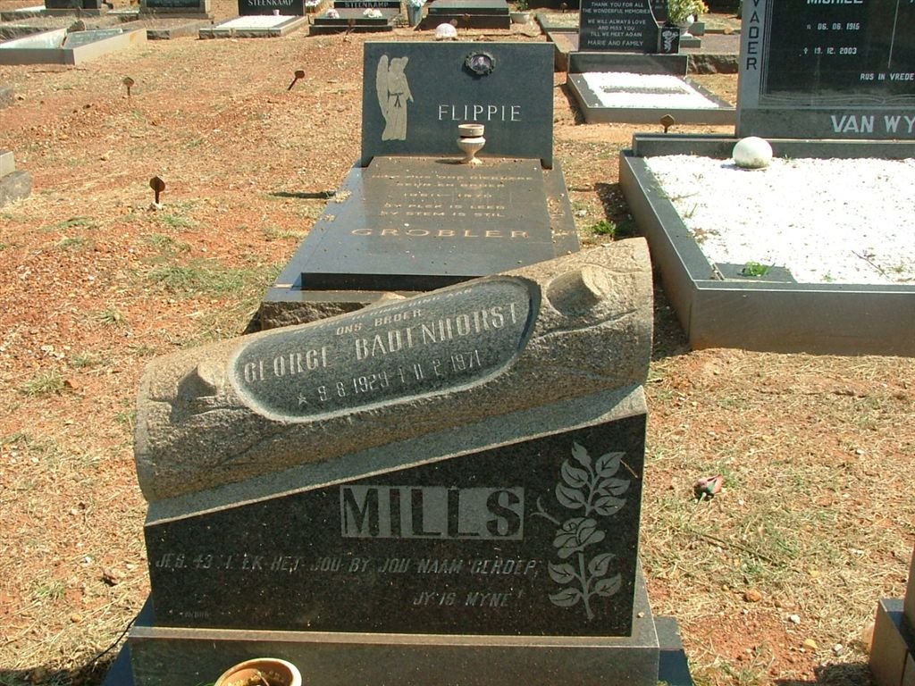 MILLS George Badenhorst 1929-1971