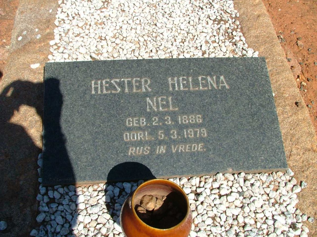 NEL Hester Helena 1886-1979