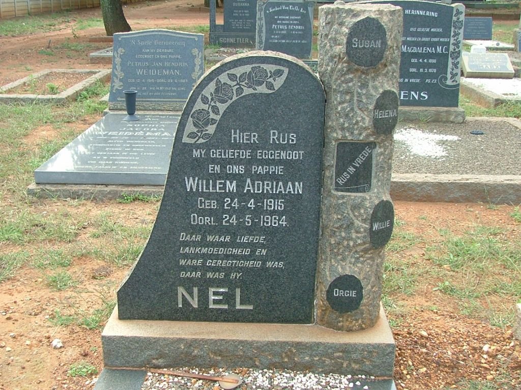 NEL Willem Adriaan 1915-1964
