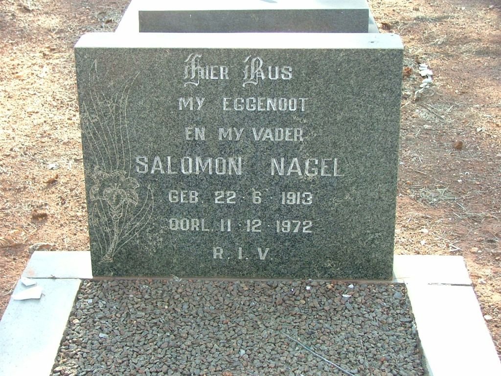 NAGEL Salomon 1913-1972
