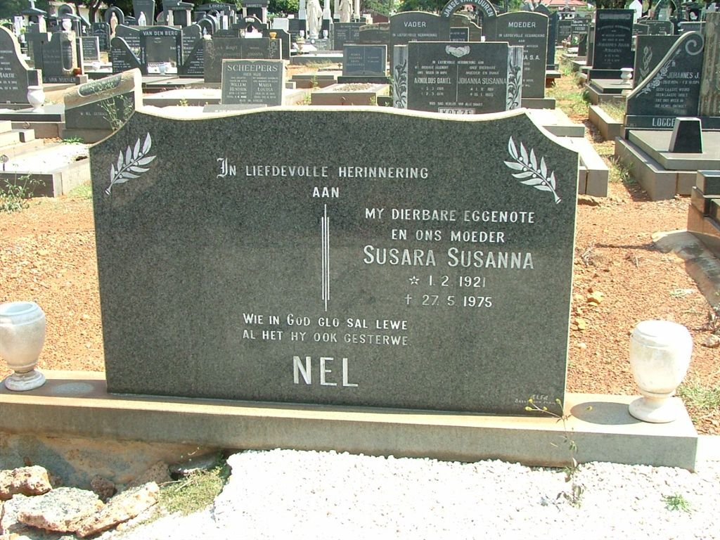 NEL Susara Susanna 1921-1975