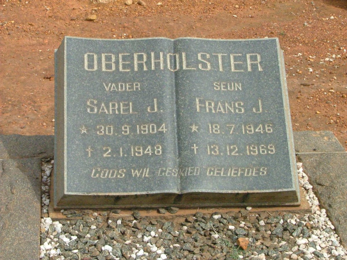 OBERHOLSTER Sarel J. 1904-1948 :: OBERHOLSTER Frans J.1946-1969