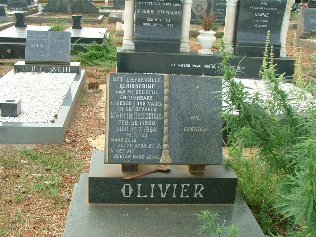 OLIVIER Martin Hendrikus 1900-1964