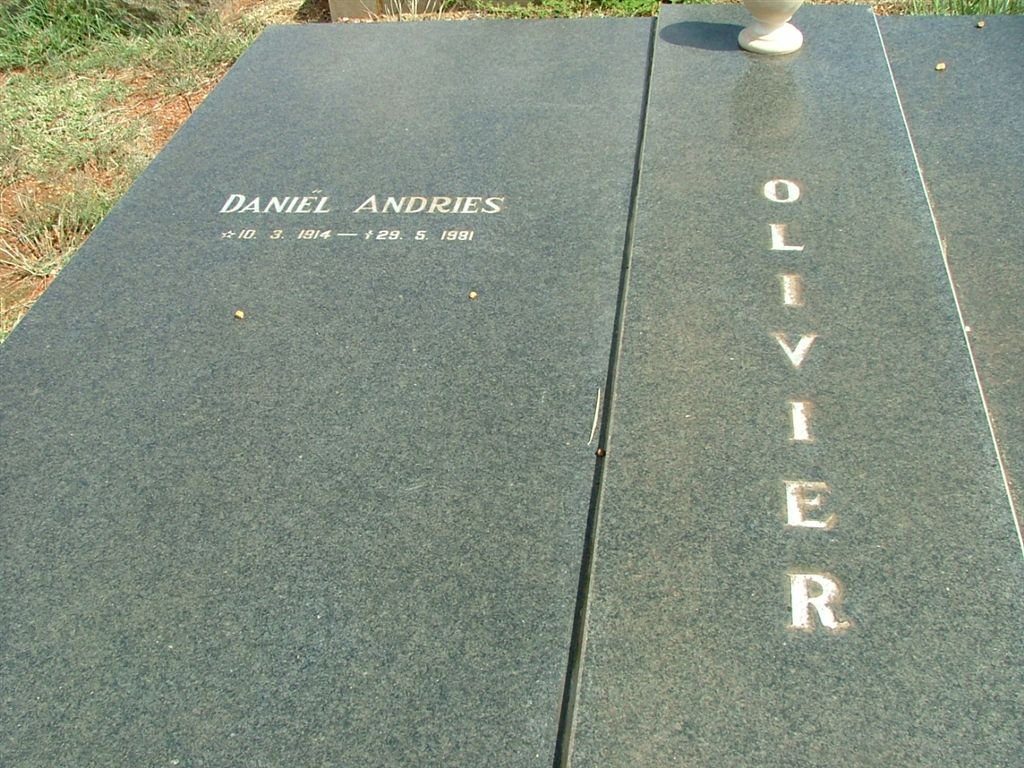 OLIVIER Daniël Andries 1914-1981