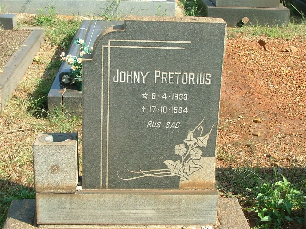 PRETORIUS Johny 1993-1964