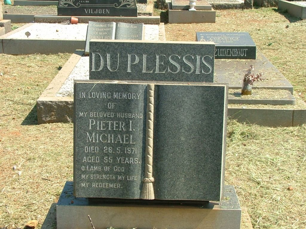 PLESSIS Pieter I. Michael, du -1971