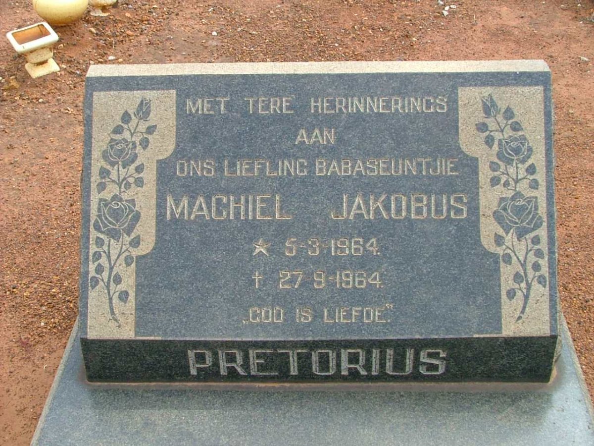 PRETORIUS Machiel Jakobus 1964-1964