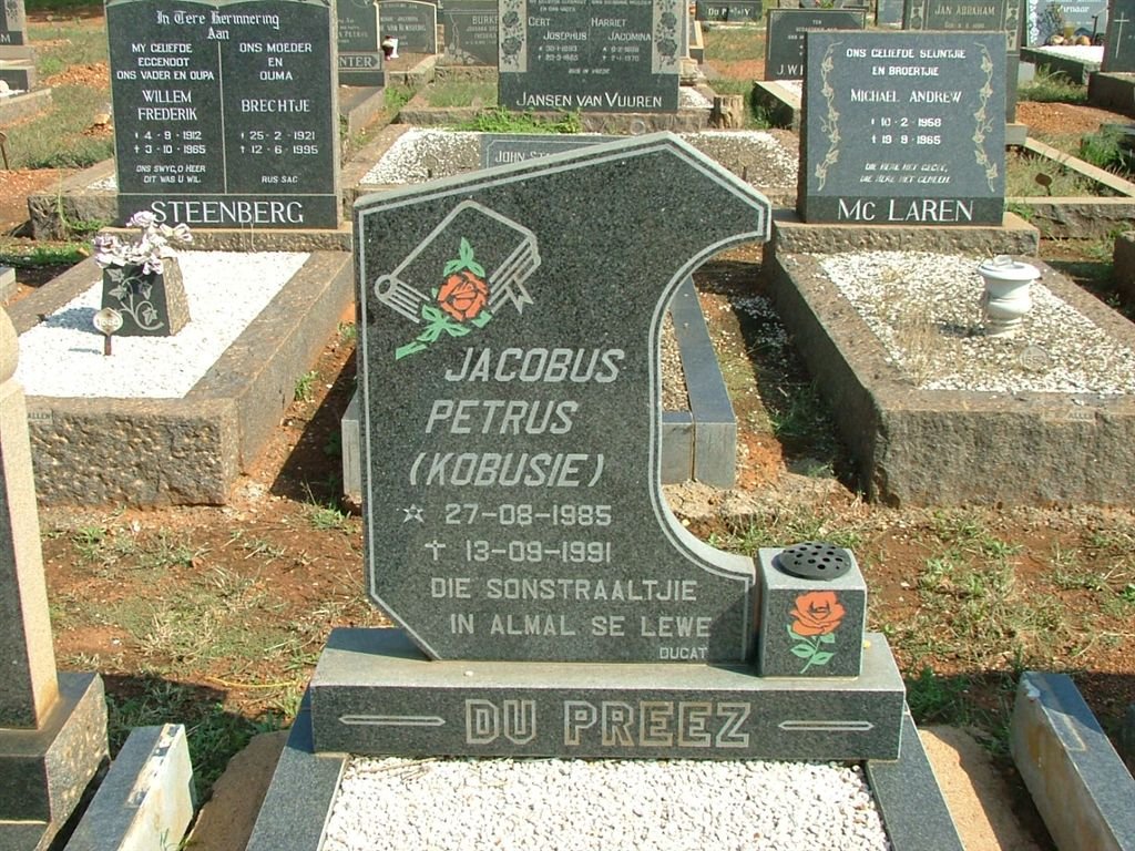 PREEZ Jacobus Petrus, du 1985-1991
