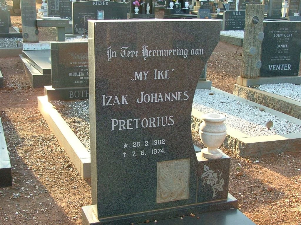 PRETORIUS Izak Johannes 1902-1974