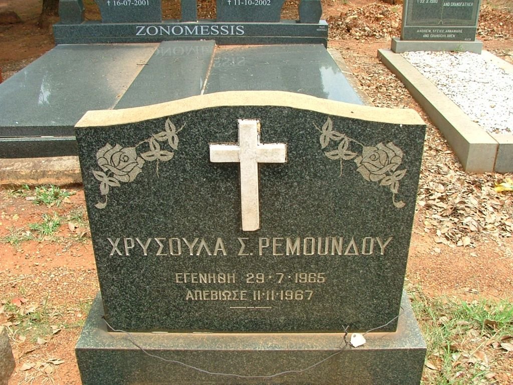 REMOUNDAY Chrisoula Z. 1965-1967
