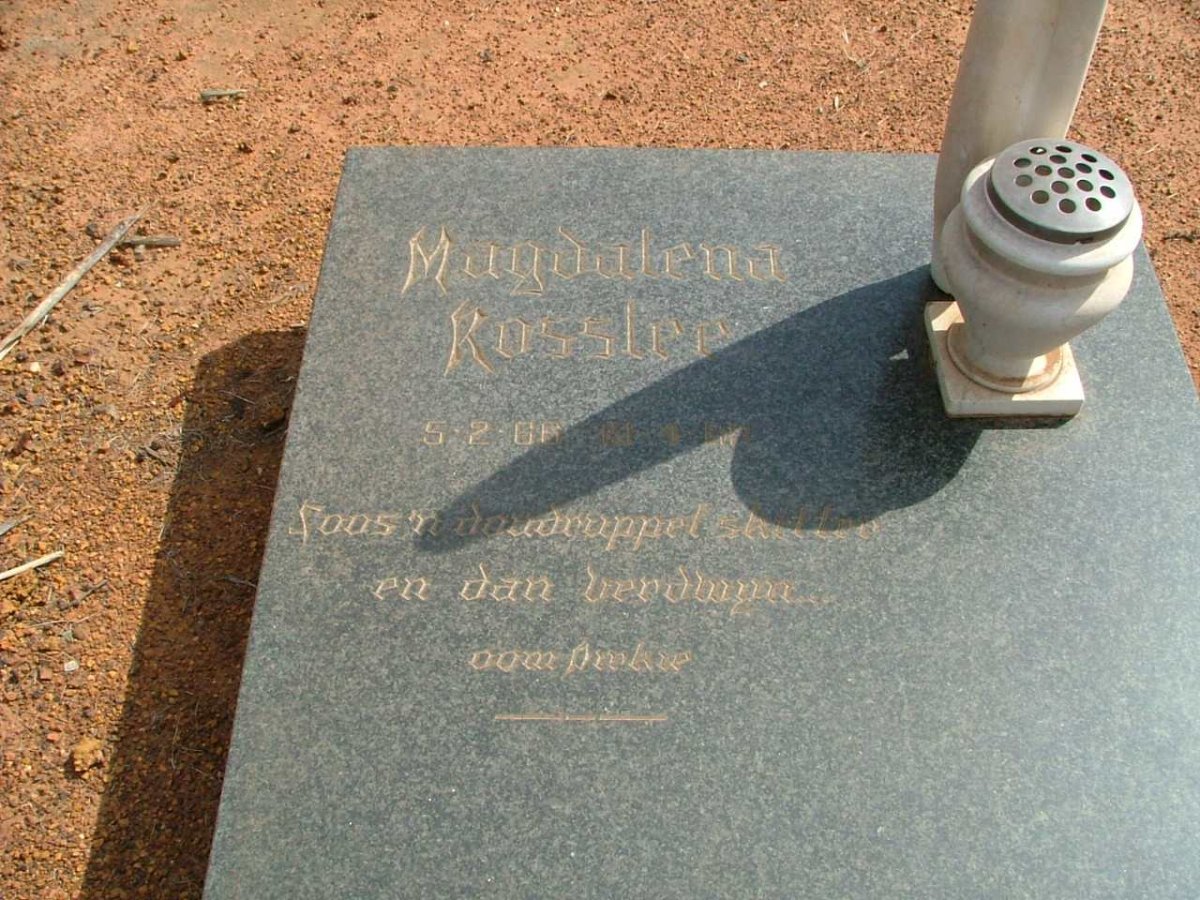 ROSSLEE  Magdalena 1966-1968