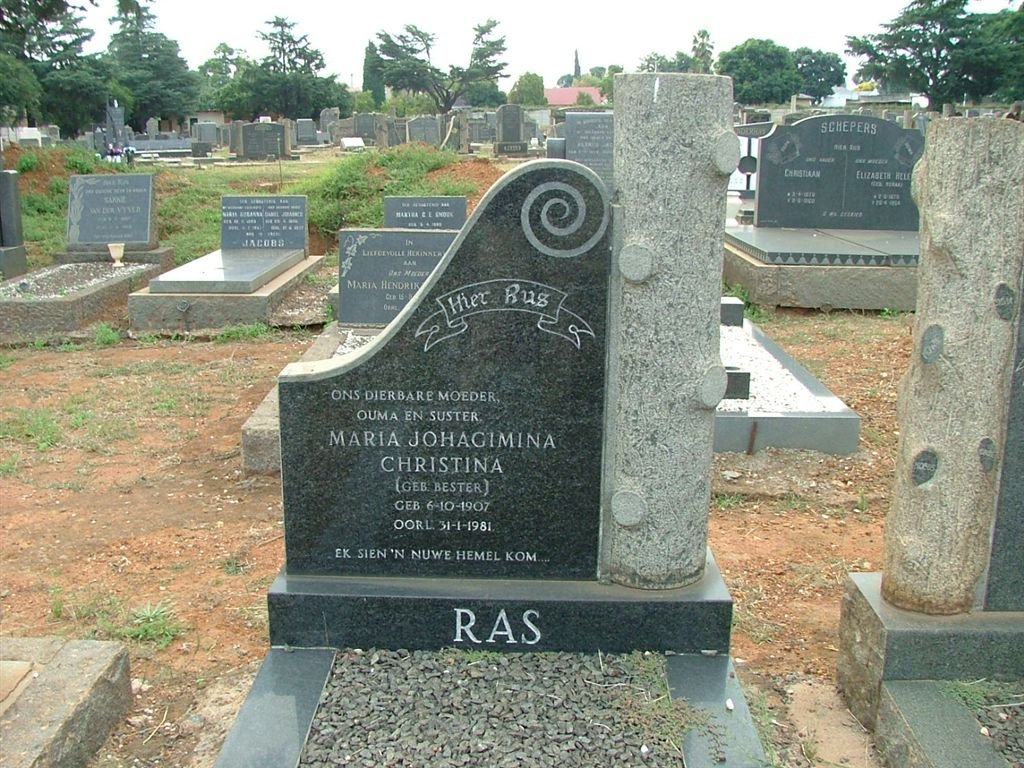 RAS Maria Johagimina Christina nee BESTER 1907-1981 