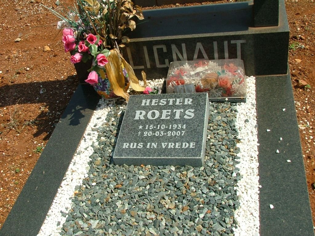 ROETS Hester 1934-2007