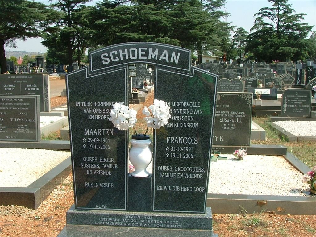 SCHOEMAN Maarten 1964-2006 :: SCHOEMAN Francois 1991-2006