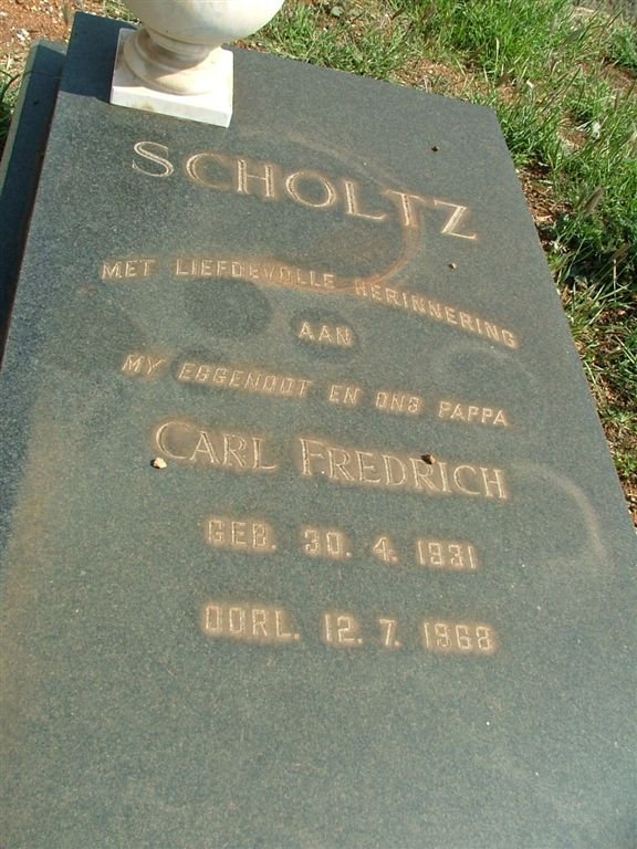 SCHOLTZ Carl Fredrich 1931-1968