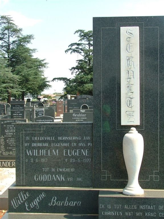 SCHULTZ Wilhelm Eugene 1917-1977