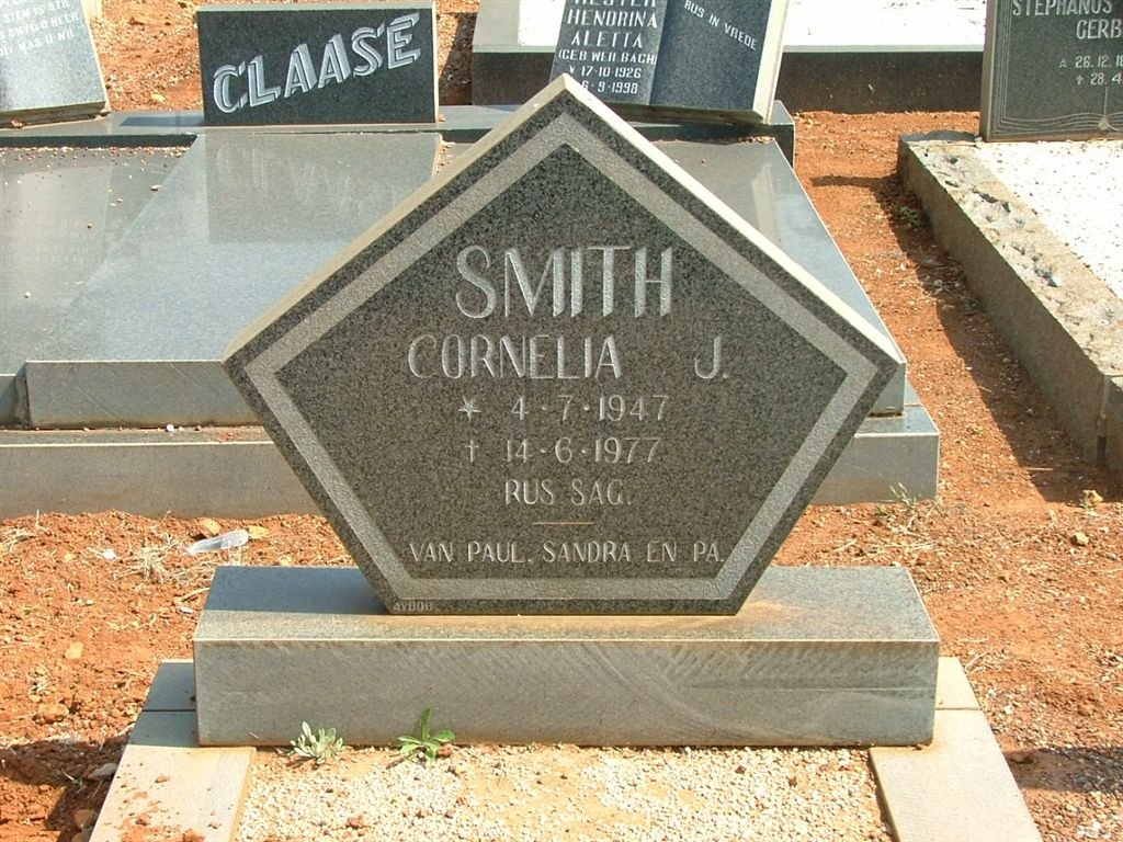 SMITH Cornelia J. 1947-1977
