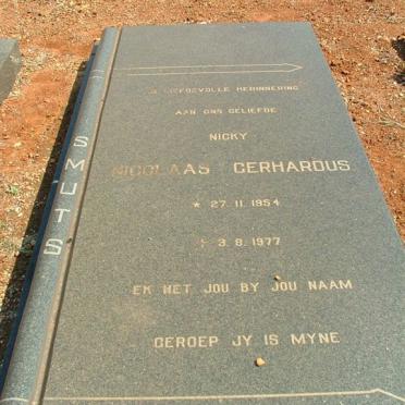 SMUTS Nicolaas Gerhardus 1954-1977