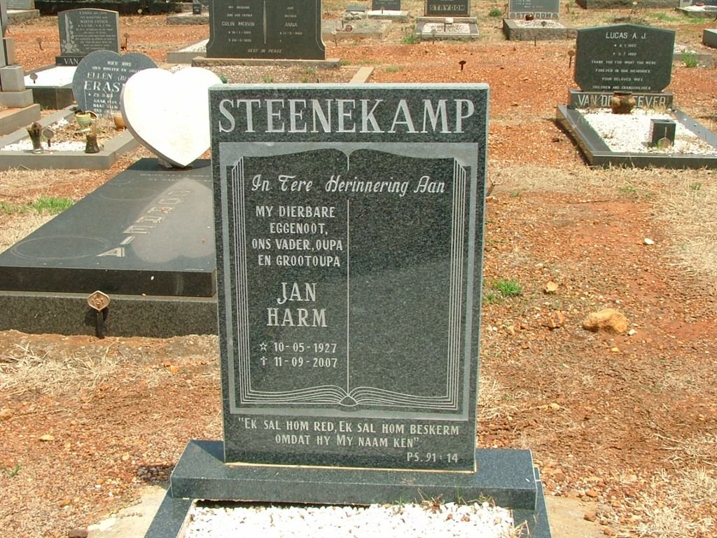 STEENEKAMP Jan Harm 1927-2007
