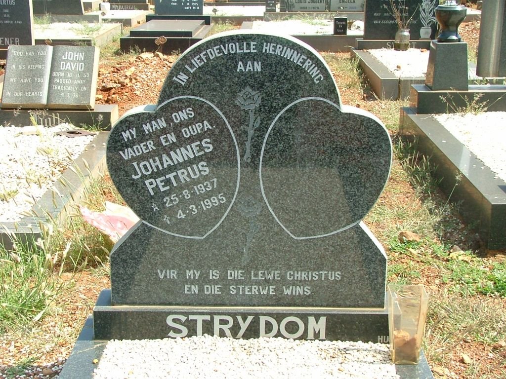 STRYDOM Johannes Petrus 1937-1995