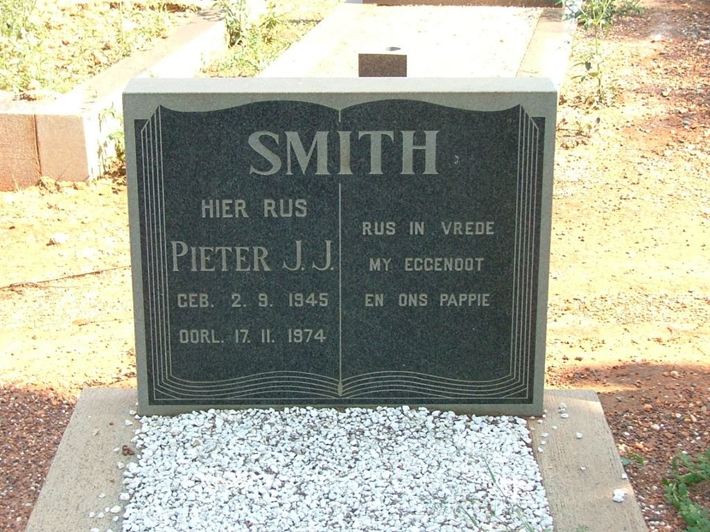 SMITH Pieter J.J. 1945-1974