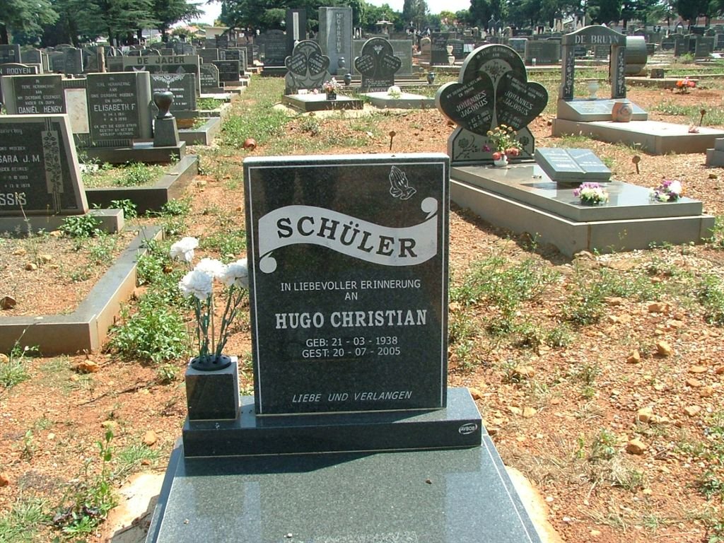 SCHÜLER Hugo Christian 1938-2005
