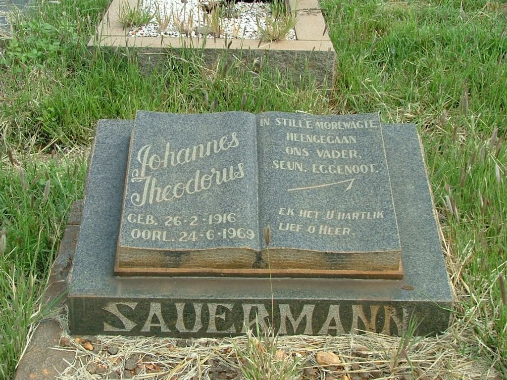 SAUERMANN Johannes Theodorus 1916-1969
