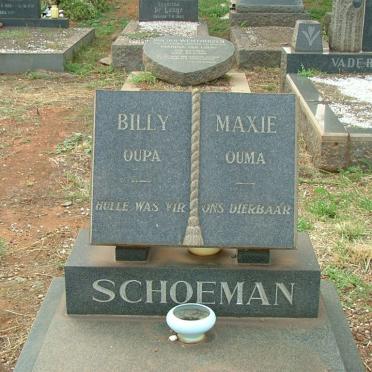 SCHOEMAN Billy &amp; Maxie