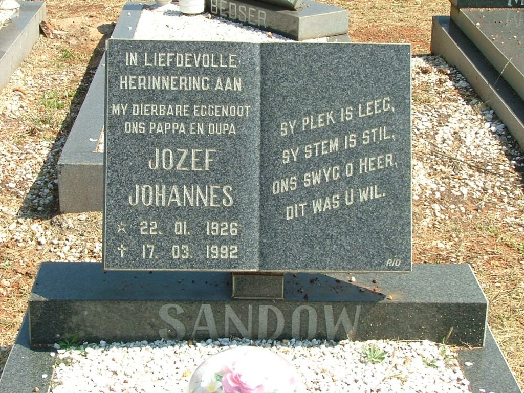 SANDOW Jozef Johannes 1926-1992