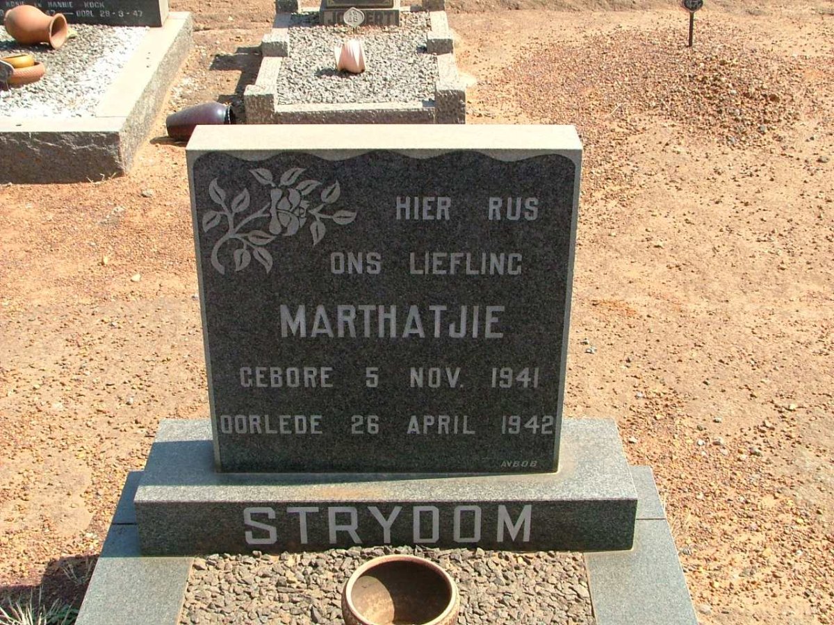 STRYDOM Marthatjie 1941-1942