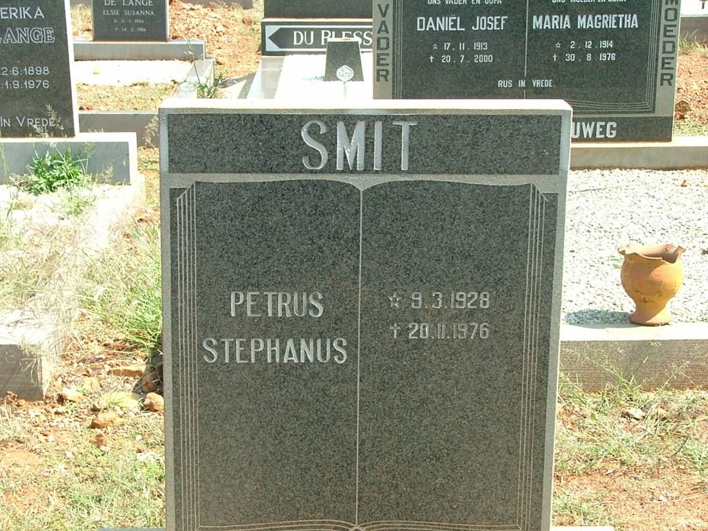 SMIT Petrus Stephanus 1928-1976