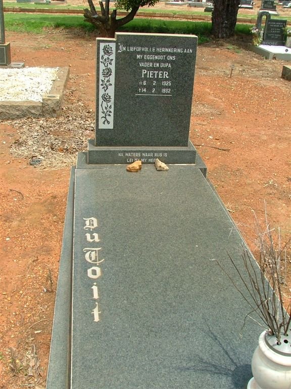 TOIT Pieter, du 1925-1982