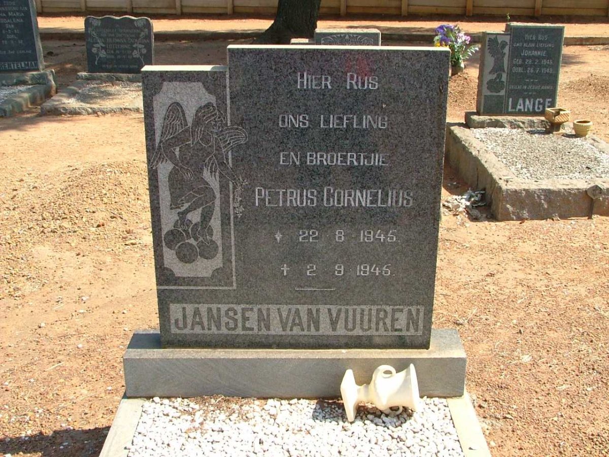 VUUREN Petrus Cornelius, Jansen van 1945-1945